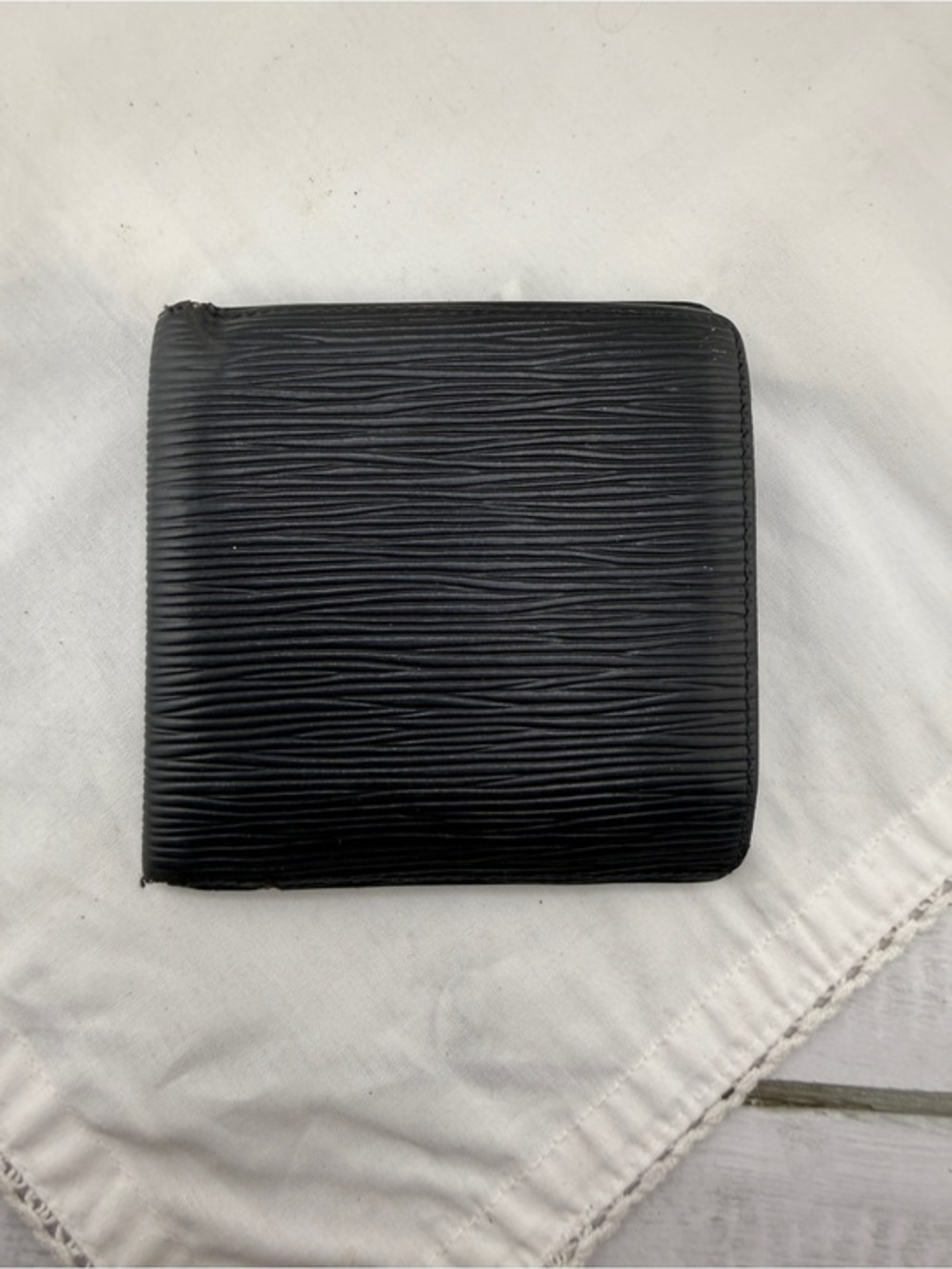 AUTHENTIC Louis Vuitton Marco Wallet. Black.